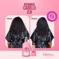 COMBO COM 3 AMPOLAS DESMAIA CABELO 2.0 FOREVER LISS NOVA FÓRMULA MAIS POTENTE 45ml