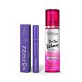 KIT MODELADOR DE FIOS XÔ FRIZZ E BYE BYE VOLUME 200ML FOREVER LISS 220ml