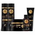 Haskell Cavalo Forte Kit – Shampoo + Condicionador + Máscara + Leave-In + Complexo Fortalecedor Kit