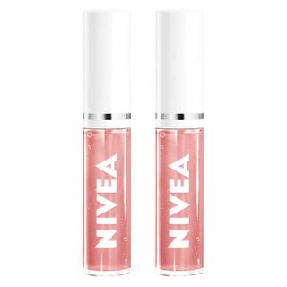 NIVEA Hidratante Labial Lip Oil Brilho Nutritivo Kit com 2 Unidades Rosé