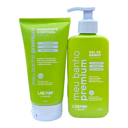 Kit-Labotrat-LabPOP-Meu-Banho-Premium-Green-Breeze---Gel-de-Banho-240ml-+-Hidratante-150ml--1