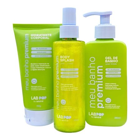 Kit-Labotrat-LabPOP-Meu-Banho-Premium-Green-Breeze---Gel-de-Banho-+-Hidratante-+-Body-Splash--1