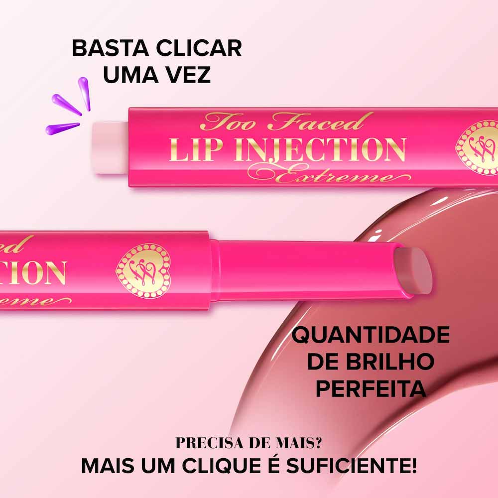 Gloss Labial Too Faced Lip Injection Extreme Plumping Clicks