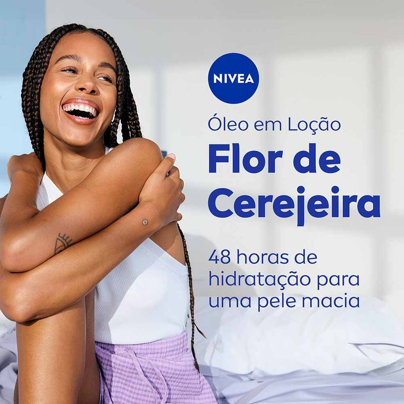 NIVEA Loção Hidratante Óleos Essenciais Flor de Cerejeira & Óleo