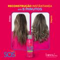 Kit Escova Semi Definitiva Zero 2x300ml com Reconstrutor SOS Forever Liss 900ml