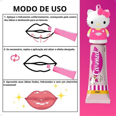 Hidratante-Labial-Carmed-Hello-Kitty-Torta-De-Maçã-Edição-Limitada-10g--5