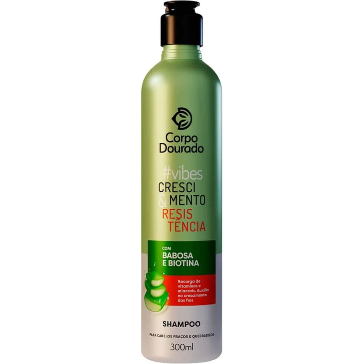 Corpo Dourado Vibes Crescimento - Shampoo Babosa e Biotina 300ml