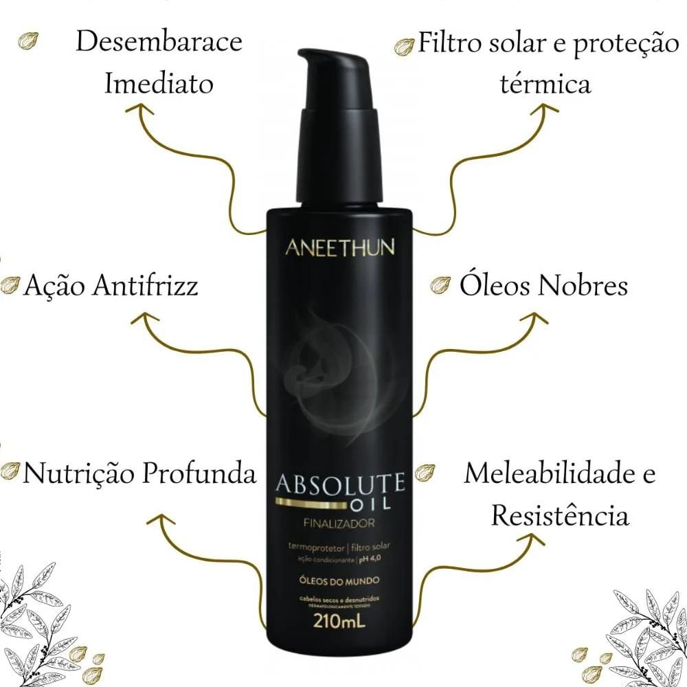 Aneethun Absolute Oil - Finalizador Protetor Térmico 210ml - Época