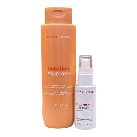 Kit-Braé-Stages-Nutrition---Shampoo-250ml-+-Treatment-Oil-Blend-35ml--1