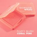 Kit Océane 4you Blush Cremoso Coral Pink Iluminador em Pó Champagne 2 Und