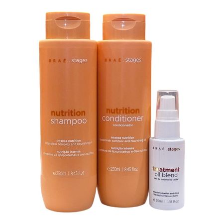 Kit-Braé-Stages-Nutrition---Shampoo-250ml-+-Condicionador-250ml-+-Treatment-Oil-Blend-35ml--1