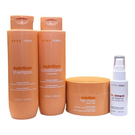 Kit-Braé-Stages-Nutrition---Shampoo-250ml-+-Condicionador-250ml-+-Máscara-200g-+-Treatment-Oil-Blend-35ml--1