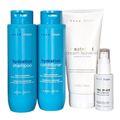 Kit Braé Stages Hydration - Shampoo 250ml + Condicionador 250ml + Treament Leave-In Creme 200g + Oil Blend 35ml