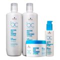 Kit Schwarzkopf BC Clean Performance Moisture Kick - Shampoo 1L + Condicionador 1L + Máscara 500g + Hydration Balm 150ml
