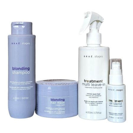 Kit-Braé-Stages-Blonding---Shampoo-250ml-+-Máscara-200g-+-Treatment-Leave-In-Spray-260ml-+-Oil-Blend-35ml--1