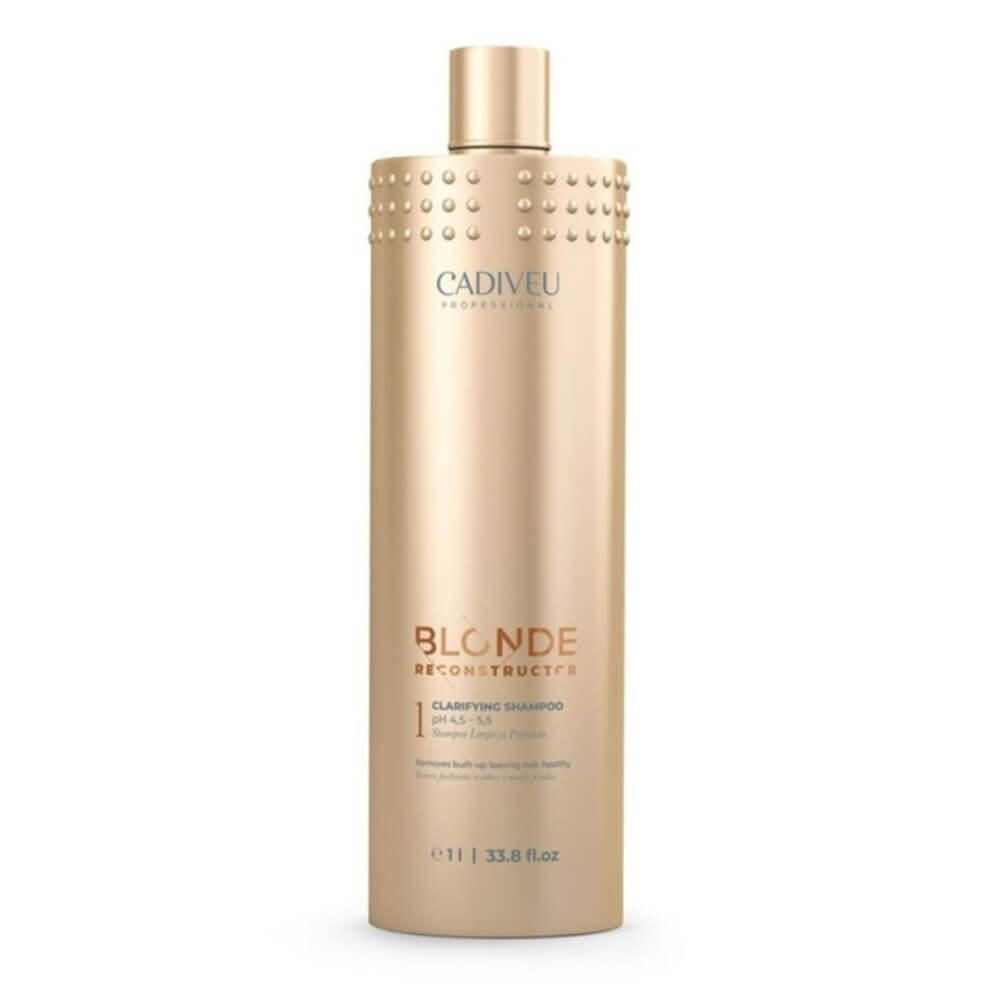Cadiveu Blonde Reconstructor Shampoo Clarify Anti Resíduo