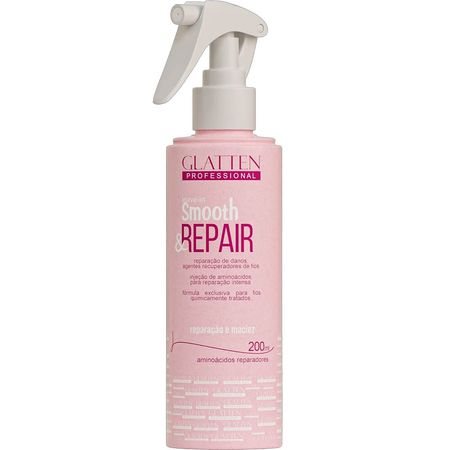 Glatten-Smooth-&-Repair---Leave-in-Reparação-Pós-Química-200ml--1