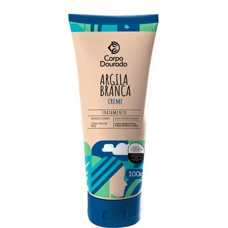 Corpo-Dourado-Clinic-Mais---Argila-Creme-Branca-Tratamento-Facial-e-Corporal-100g--1