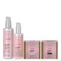 Kit Cadiveu Essentials Quartzo Shine em Barra - Shampoo 70 g + Máscara 55 g + Leave-in  120 ml + Proteína de Brilho 200 ml