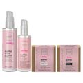 Kit Cadiveu Essentials Quartzo Shine em Barra - Shampoo 70 g + Máscara 55 g + Leave-in  120 ml + Proteína de Brilho 200 ml