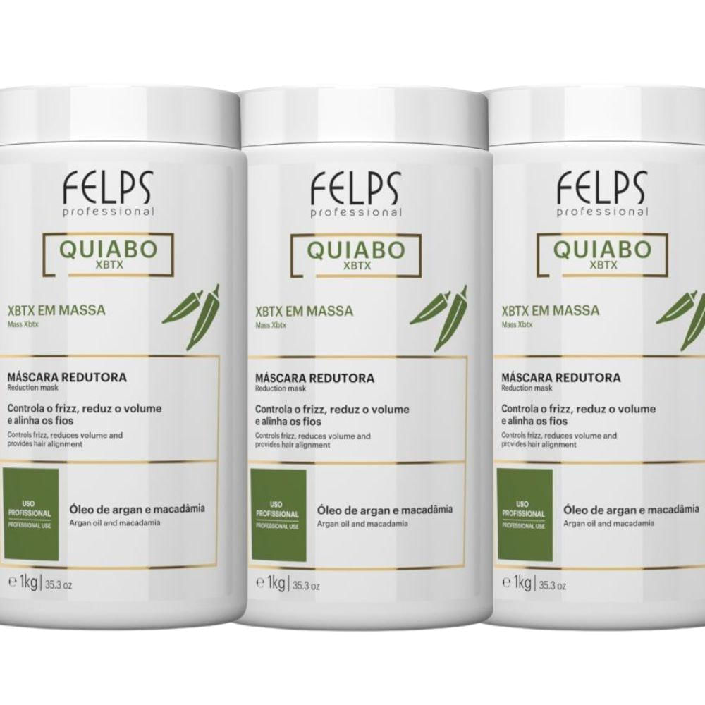 Felps Professional XBTX em Massa - Redutor de Volume 3x1Kg