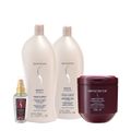 Kit Senscience True Hue Smooth Inner Salon Total Oil (4 produtos)