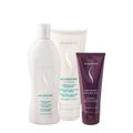 Kit Senscience Silk Moisture Inner Restore Home Care (3 produtos)