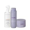 Kit Braé Stages Blonding Shampoo Máscara Multi Leave-in (3 produtos)