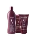 Senscience True Hue Violet Shampoo Máscara Intensif e Leave-in (3 produtos)
