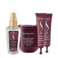 Kit Senscience Inner Restore Intensif Máscara True Hue Óleo e C.P.R Ampola (3 produtos)