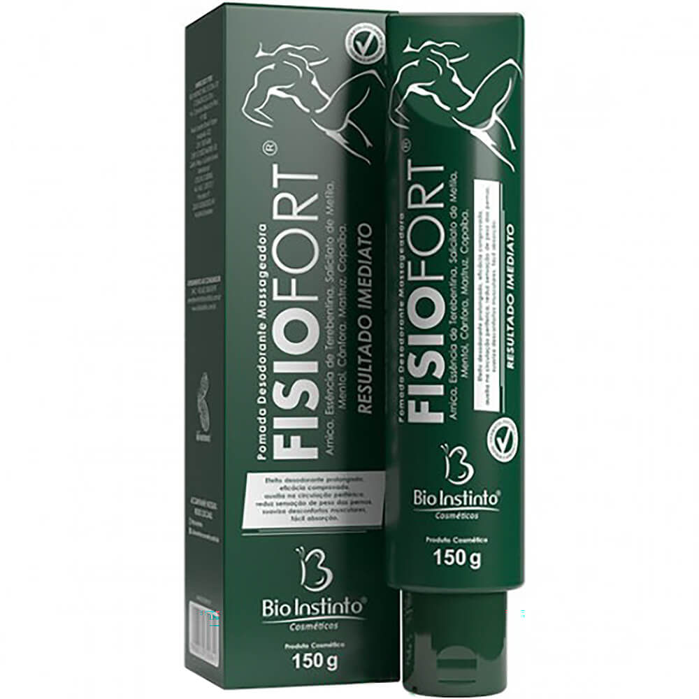 Bio Instinto FisioFort - Pomada Massageadora Relaxante 150g