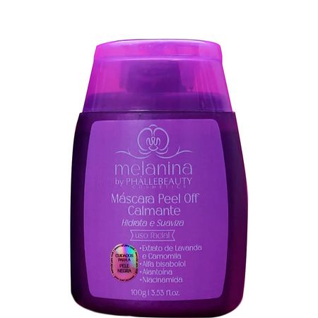 Phállebeauty-Melanina---Máscara-Facial-Peel-Off-Calmante-Pele-Negra-100g--1