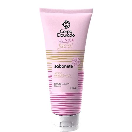 Corpo-Dourado-Clinic-Mais---Sabonete-Facial-com-Ácido-Hialurônico-100ml--1