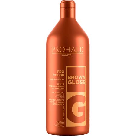 Prohall-Cosmetic-Pro-Color---Máscara-Brown-Gloss-Efeito-Morena-Iluminada-500ml--1