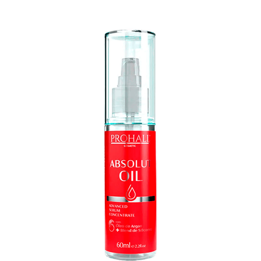 Prohall Cosmetic Absolut Oil - Sérum Reparador de Pontas Óleo de Argan 60ml