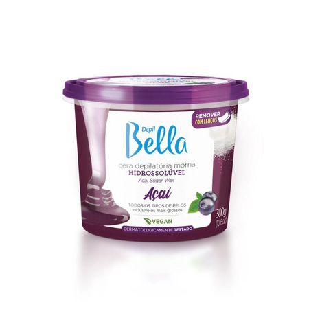 Depil-Bella-Cera-Depilatória-Morna-Hidrossolúvel-Açaí-300g--1