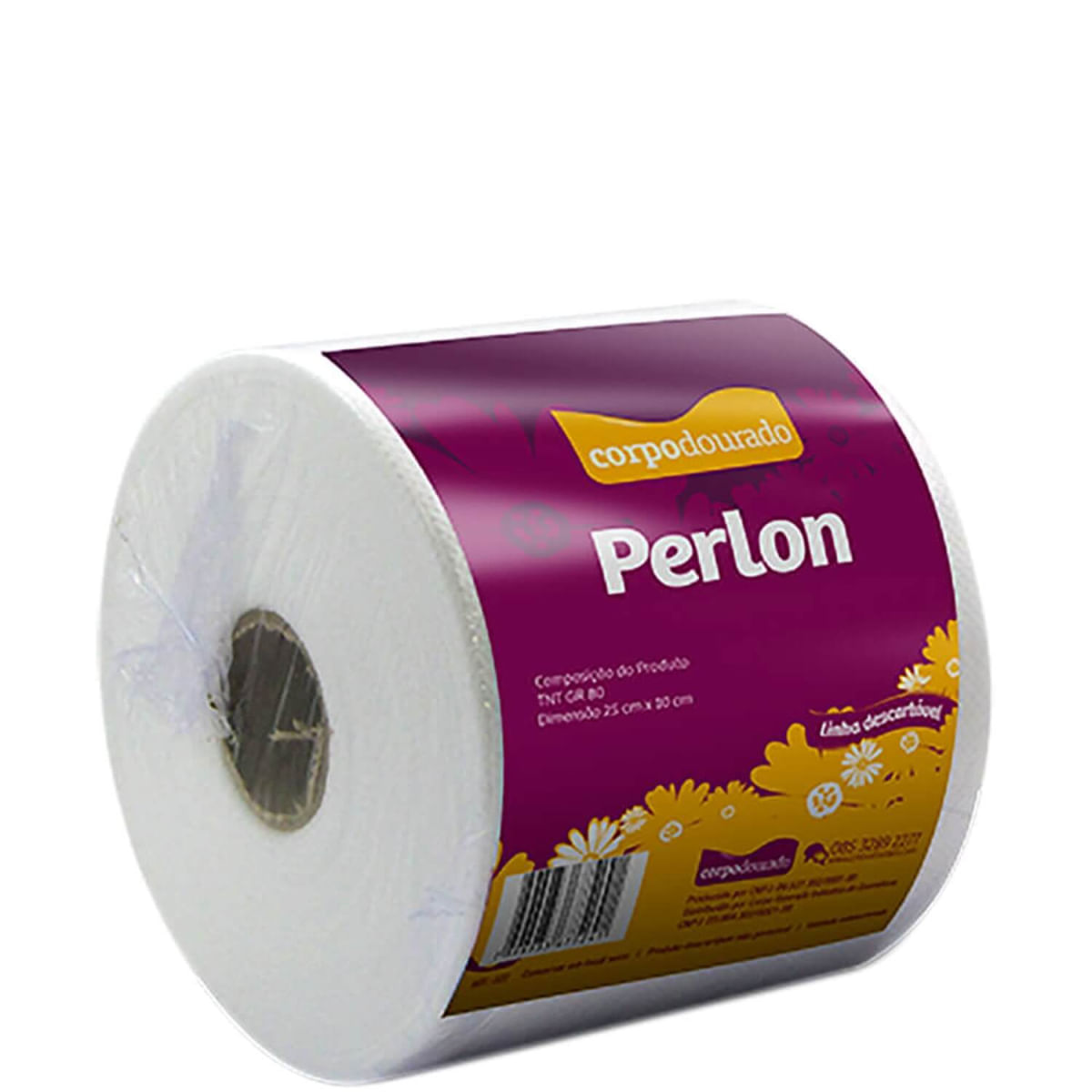 Corpo Dourado - Perlon para Depilação Rolo 10 cm x 25 m