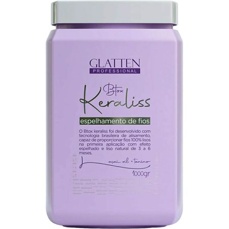 Glatten-Keraliss---Btox-Espelhamento-de-Fios-Sem-Formol-Liso-Total-1kg--1