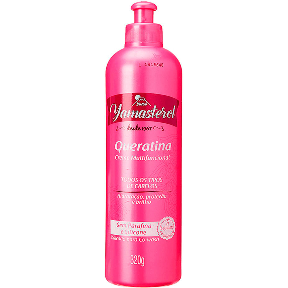 Yamá Cosméticos Yamasterol Queratina - Creme Multifuncional Co-Wash 320g