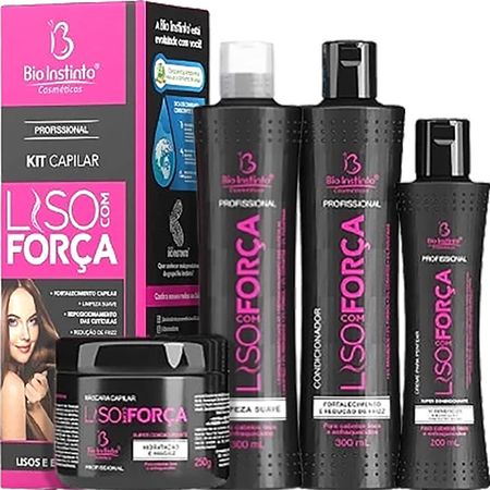 Bio-Instinto-Liso-com-Força---Kit-para-Cabelos-Lisos-e-Enfraquecidos-(4-Produtos)--1