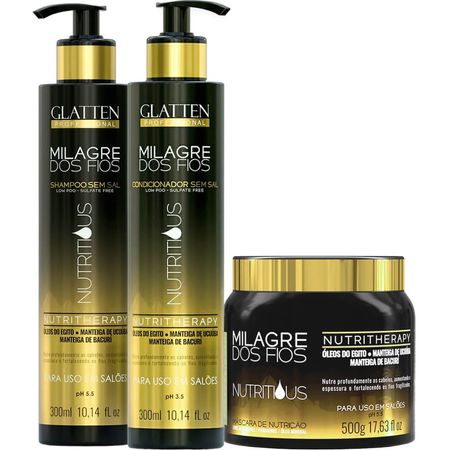 Glatten-Milagre-dos-Fios-Nutritious---Kit-Terapia-de-Nutrição-Trio-(3-Produtos)--1