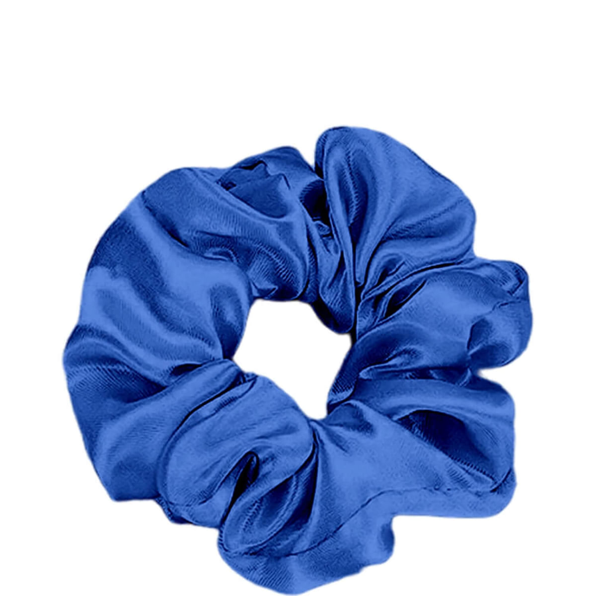 Nobrand - Scrunchie Xuxinha de Cetim Azul Royal