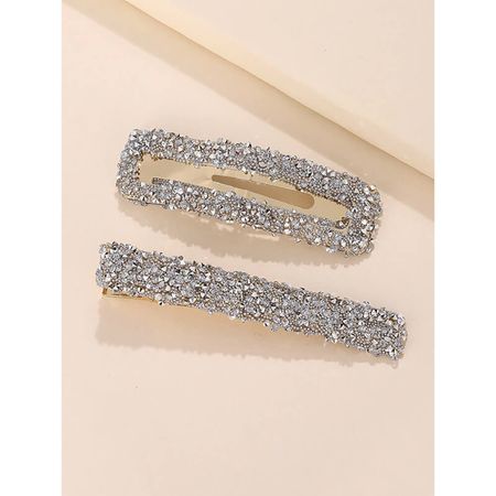 Nobrand---Kit-Grampos-de-Cabelo-Geométricos-Strass-Prateado-(2-Peças)--2