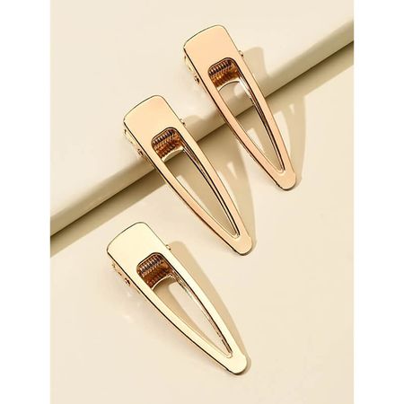 Nobrand---Kit-Grampos-de-Cabelo-Gota-de-Água-Dourado-(3-Peças)--3