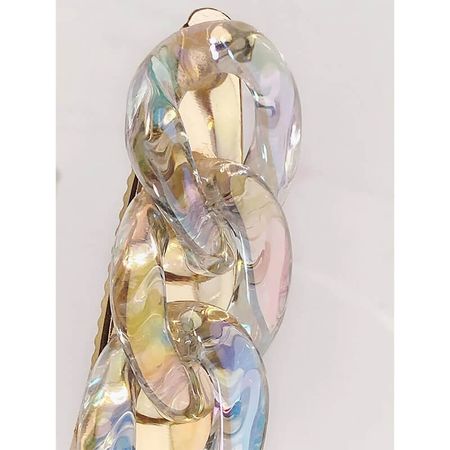 Nobrand---Kit-Grampos-de-Cabelo-Corrente-Transparente-Dourado-(2-Peças)--2