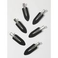 Nobrand - Kit Grampos de Cabelo Reto Sem Dobra Preto (6 Peças)