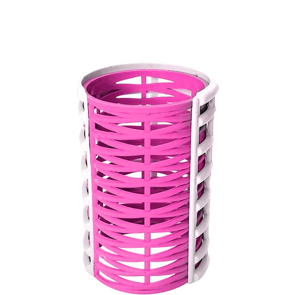 Santa Clara - Kit Bobes de Cabelo Com Capa 35mm Nº 4 Rosa (12 Peças)