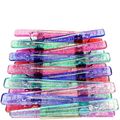 Santa Clara - Kit Clips de Cabelo Plástico 9cm Bicolor com Glitter (6 Peças)