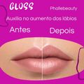 Phállebeauty Big Mouth - Gloss Labial Hidrata e Aumenta o Volume com Brilho Rosé 4ml