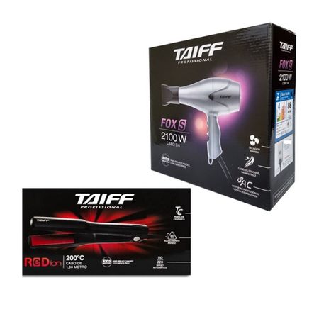 Taiff-Secador-Fox-Ion-S-2100w-110V+Elegance-Red-Íon-200C-Bivolt--2